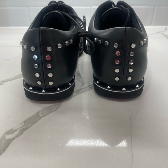 GFORE NEW Women’s Golf Shoe - Black leather with studs Size 9 - Picture 3 of 6